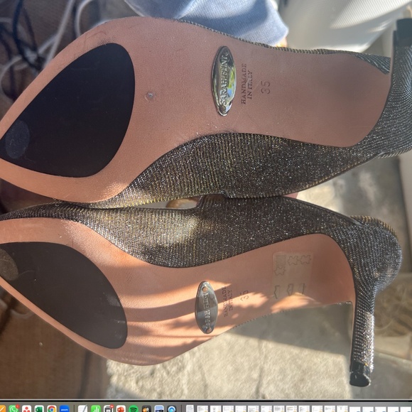 NWOT Sarah Flint Gunmetal Mule - Picture 4 of 4